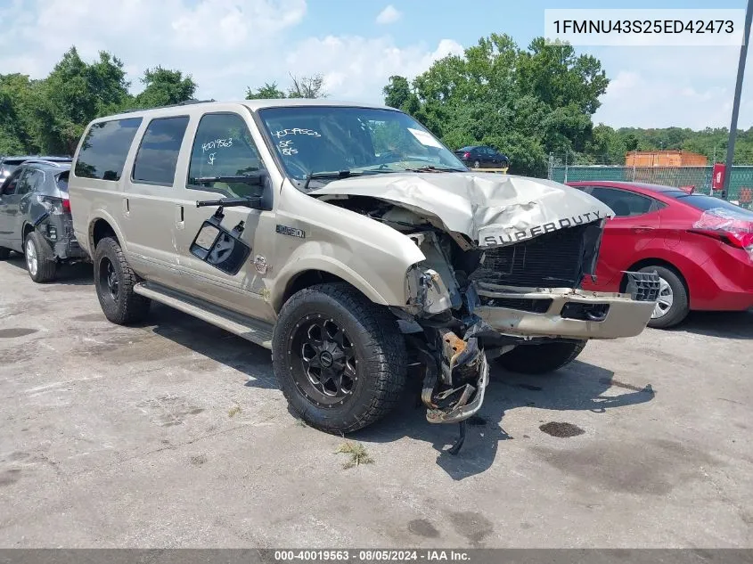 2005 Ford Excursion Limited VIN: 1FMNU43S25ED42473 Lot: 40019563