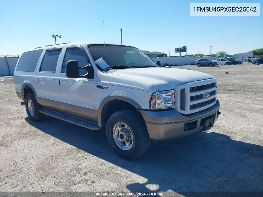 2005 Ford Excursion Eddie Bauer VIN: 1FMSU45PX5EC25042 Lot: 40292594