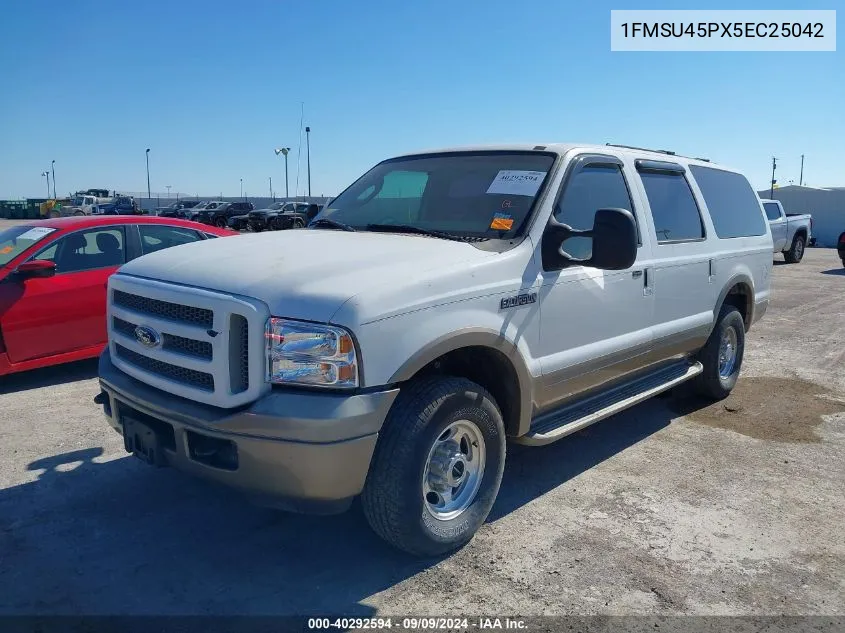 2005 Ford Excursion Eddie Bauer VIN: 1FMSU45PX5EC25042 Lot: 40292594