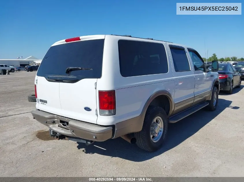 2005 Ford Excursion Eddie Bauer VIN: 1FMSU45PX5EC25042 Lot: 40292594