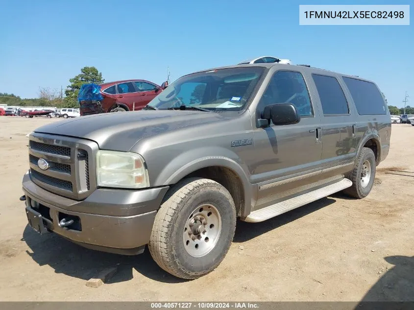 2005 Ford Excursion Limited VIN: 1FMNU42LX5EC82498 Lot: 40571227