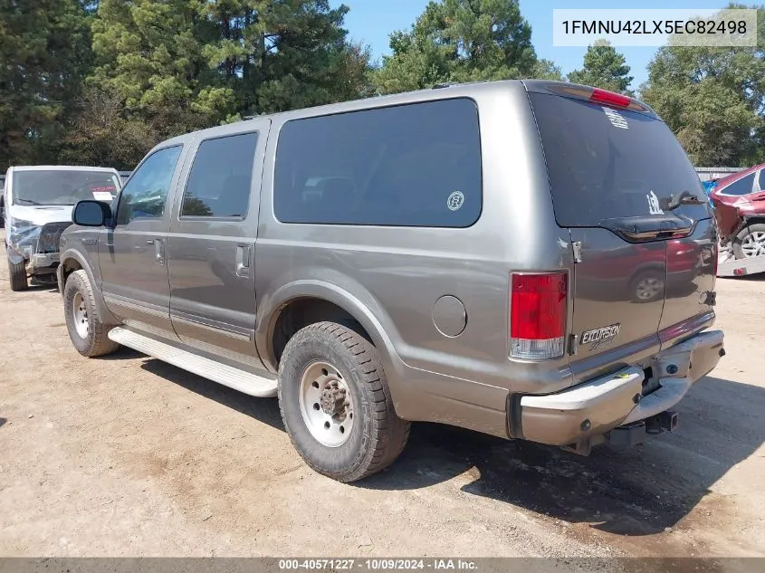 2005 Ford Excursion Limited VIN: 1FMNU42LX5EC82498 Lot: 40571227