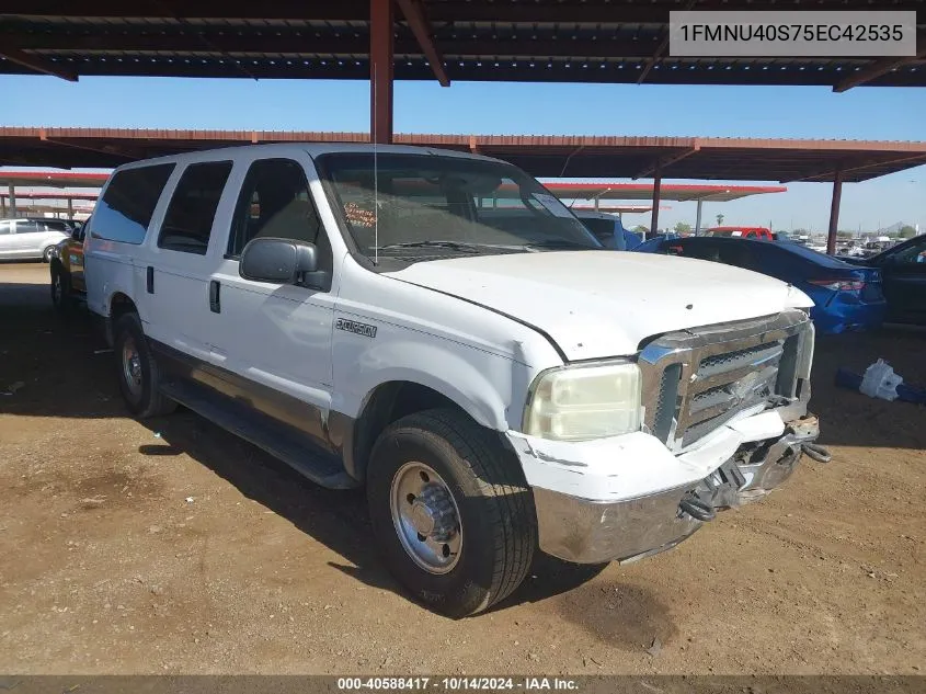 2005 Ford Excursion Xls/Xlt VIN: 1FMNU40S75EC42535 Lot: 40588417