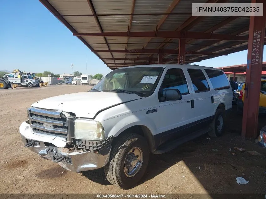 2005 Ford Excursion Xls/Xlt VIN: 1FMNU40S75EC42535 Lot: 40588417