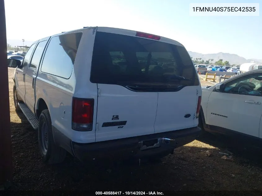 2005 Ford Excursion Xls/Xlt VIN: 1FMNU40S75EC42535 Lot: 40588417