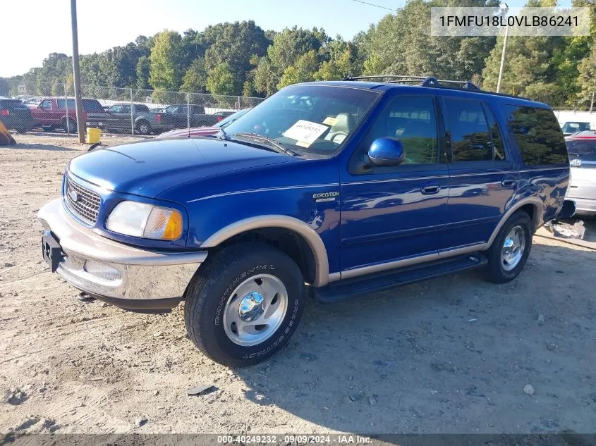 1997 Ford Expedition Eddie Bauer/Xlt VIN: 1FMFU18L0VLB86241 Lot: 40249232