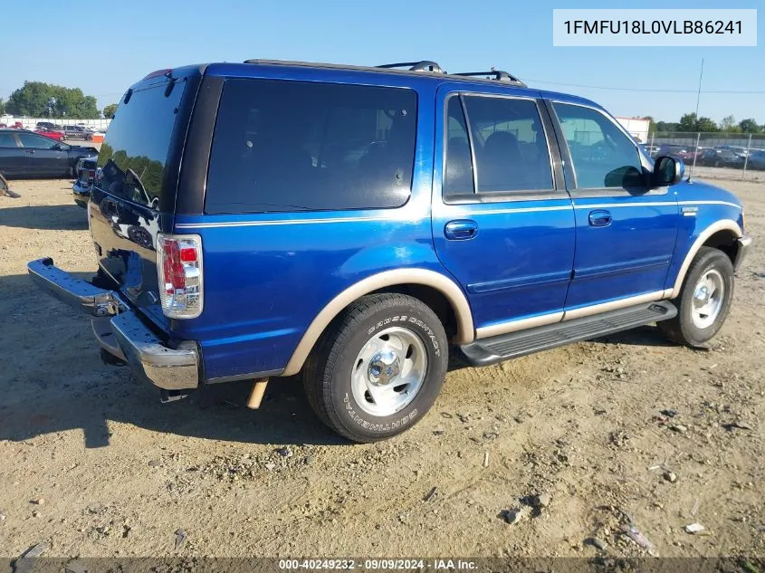 1997 Ford Expedition Eddie Bauer/Xlt VIN: 1FMFU18L0VLB86241 Lot: 40249232