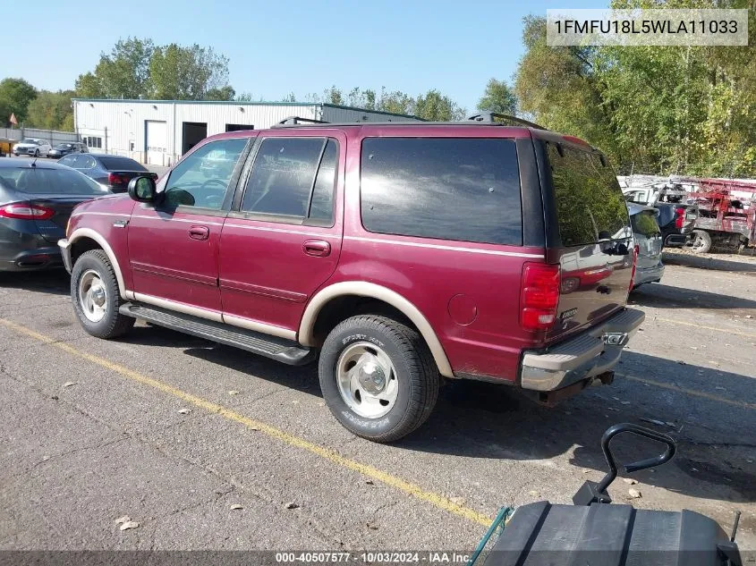 1998 Ford Expedition Eddie Bauer/Xlt VIN: 1FMFU18L5WLA11033 Lot: 40507577