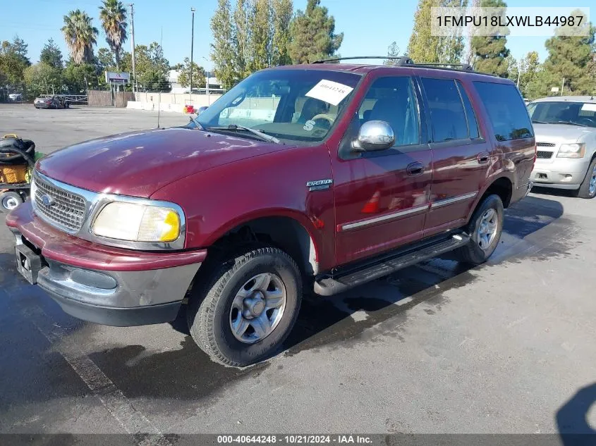 1998 Ford Expedition Eddie Bauer/Xlt VIN: 1FMPU18LXWLB44987 Lot: 40644248