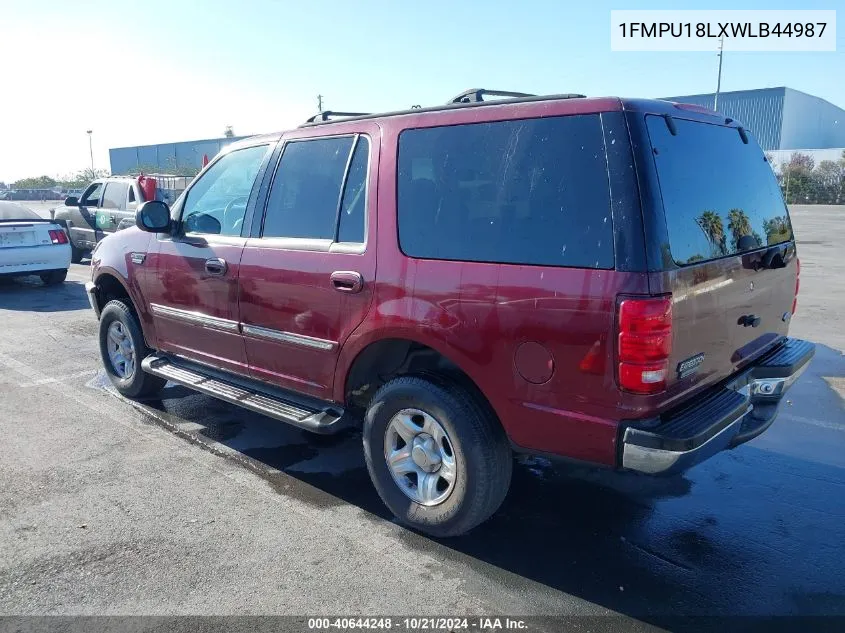 1998 Ford Expedition Eddie Bauer/Xlt VIN: 1FMPU18LXWLB44987 Lot: 40644248