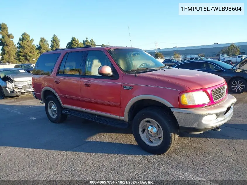 1FMPU18L7WLB98604 1998 Ford Expedition Eddie Bauer/Xlt