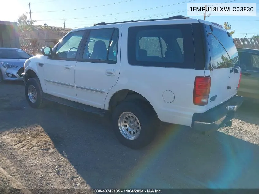 1998 Ford Expedition Eddie Bauer/Xlt VIN: 1FMPU18LXWLC03830 Lot: 40745185