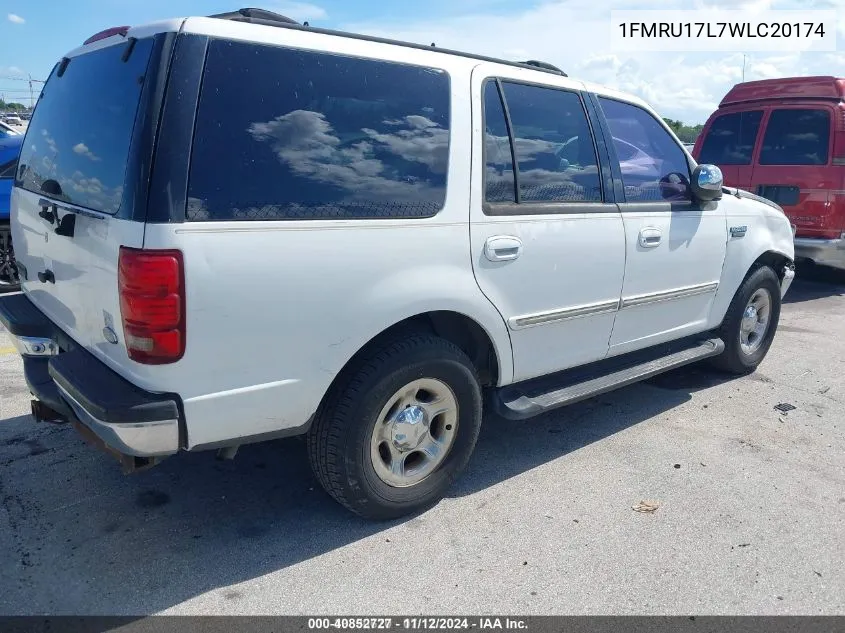 1998 Ford Expedition Eddie Bauer/Xlt VIN: 1FMRU17L7WLC20174 Lot: 40852727