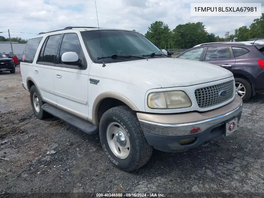 1999 Ford Expedition Eddie Bauer/Xlt VIN: 1FMPU18L5XLA67981 Lot: 40346580