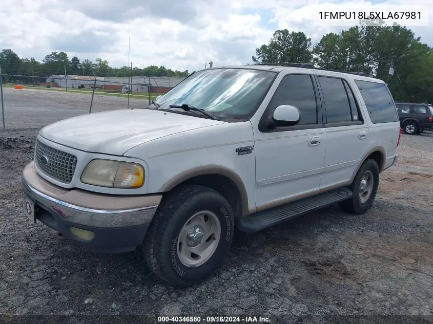 1999 Ford Expedition Eddie Bauer/Xlt VIN: 1FMPU18L5XLA67981 Lot: 40346580