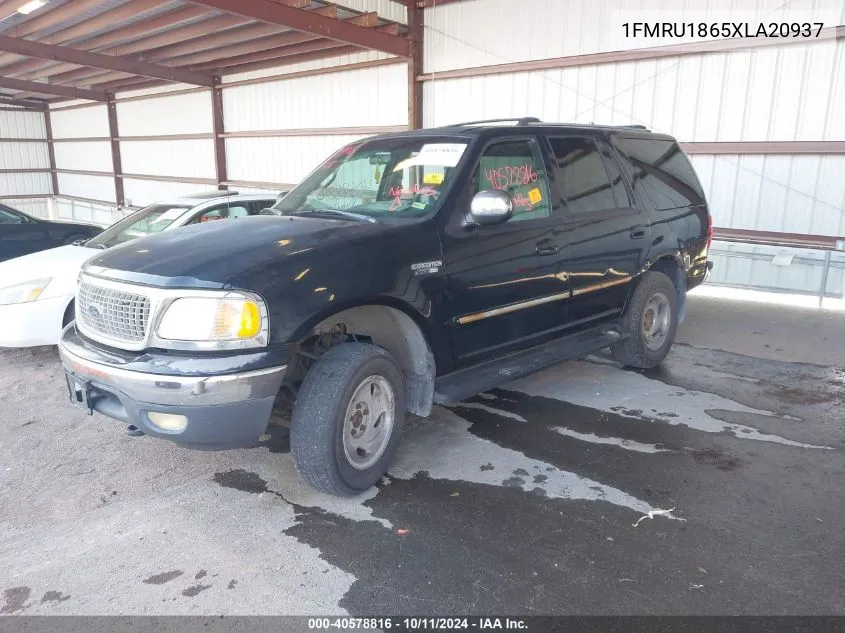 1999 Ford Expedition Xlt VIN: 1FMRU1865XLA20937 Lot: 40578816