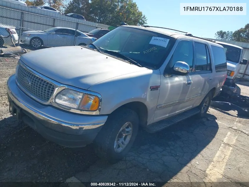 1999 Ford Expedition Eddie Bauer/Xlt VIN: 1FMRU1767XLA70188 Lot: 40839342