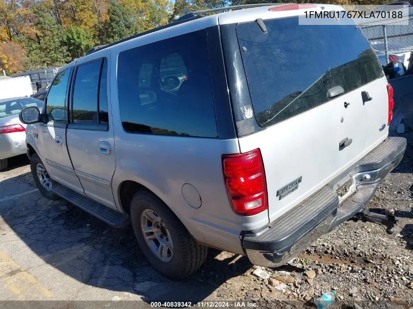 1999 Ford Expedition Eddie Bauer/Xlt VIN: 1FMRU1767XLA70188 Lot: 40839342