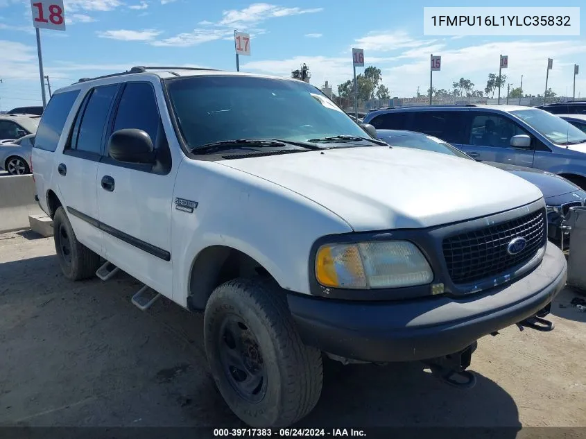 2000 Ford Expedition Xlt VIN: 1FMPU16L1YLC35832 Lot: 39717383