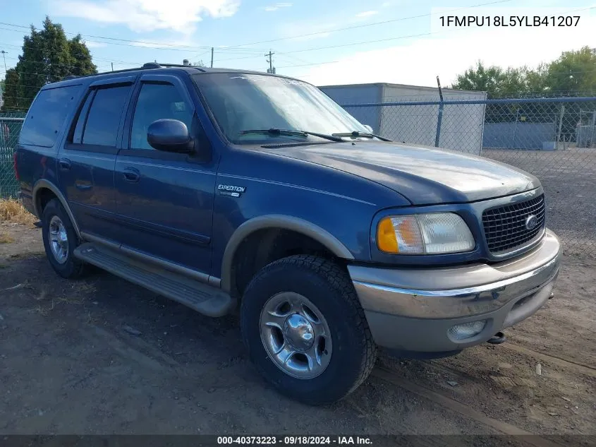 2000 Ford Expedition Eddie Bauer VIN: 1FMPU18L5YLB41207 Lot: 40373223