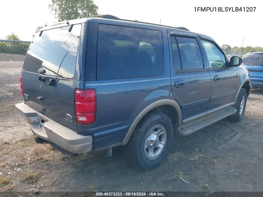 2000 Ford Expedition Eddie Bauer VIN: 1FMPU18L5YLB41207 Lot: 40373223