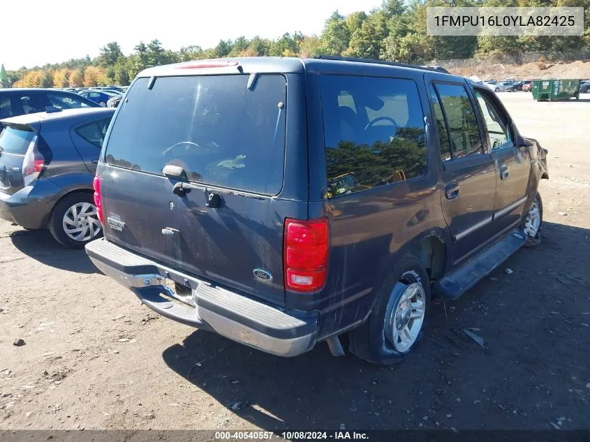 2000 Ford Expedition Xlt VIN: 1FMPU16L0YLA82425 Lot: 40540557