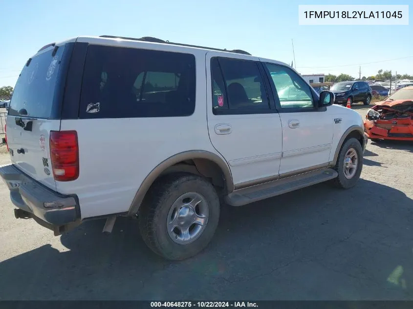 2000 Ford Expedition Eddie Bauer VIN: 1FMPU18L2YLA11045 Lot: 40648275