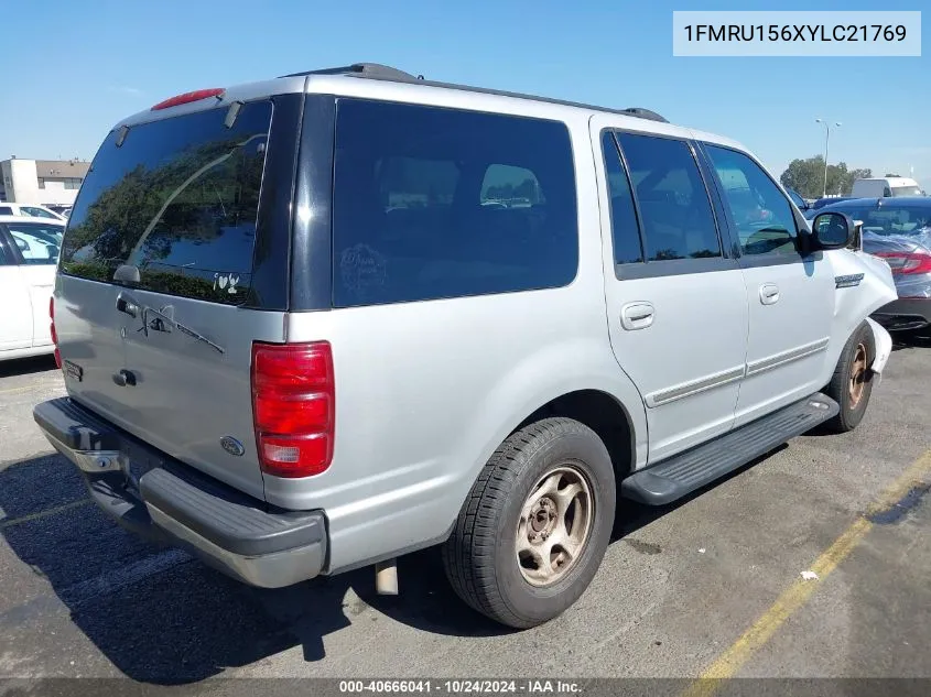 2000 Ford Expedition Xlt VIN: 1FMRU156XYLC21769 Lot: 40666041