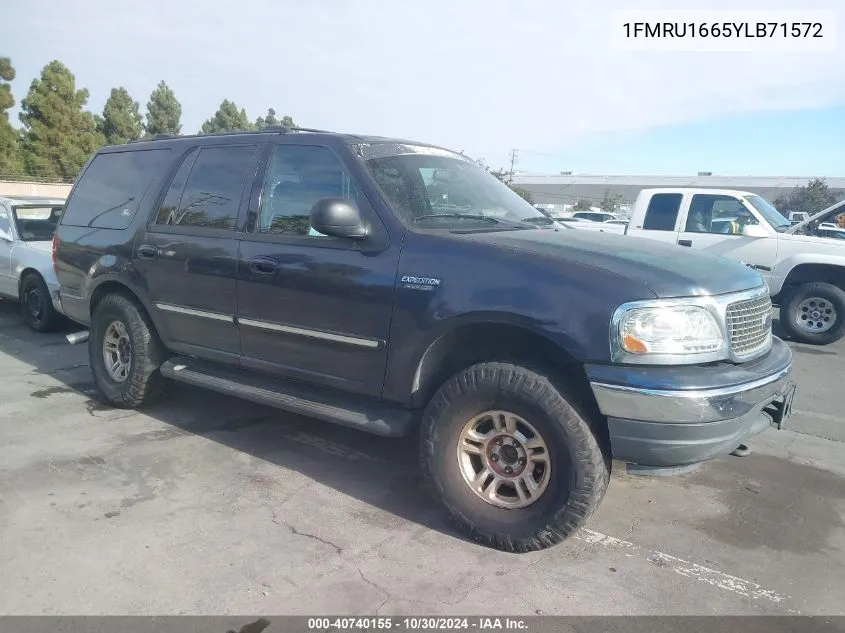 2000 Ford Expedition Xlt VIN: 1FMRU1665YLB71572 Lot: 40740155