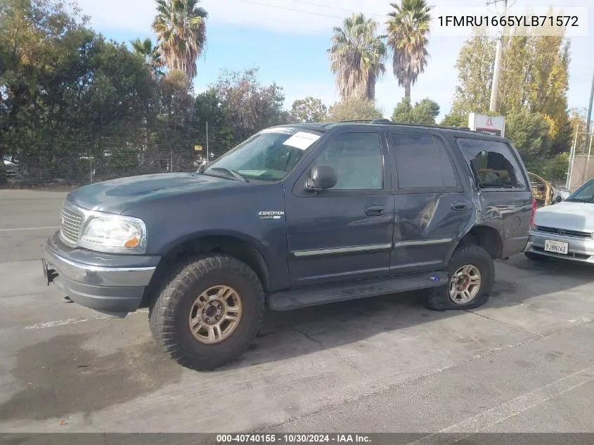 2000 Ford Expedition Xlt VIN: 1FMRU1665YLB71572 Lot: 40740155