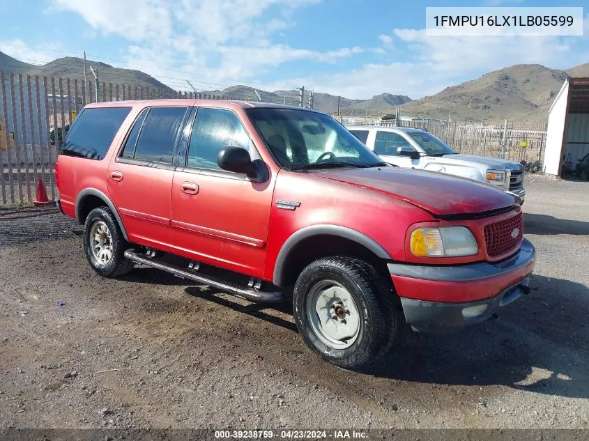 2001 Ford Expedition Xlt VIN: 1FMPU16LX1LB05599 Lot: 39238759