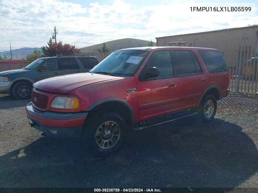 2001 Ford Expedition Xlt VIN: 1FMPU16LX1LB05599 Lot: 39238759