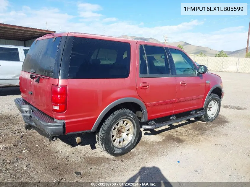 2001 Ford Expedition Xlt VIN: 1FMPU16LX1LB05599 Lot: 39238759