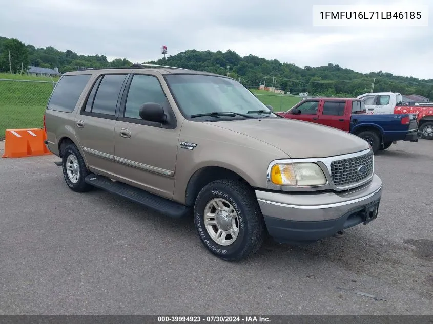 2001 Ford Expedition Xlt VIN: 1FMFU16L71LB46185 Lot: 39994923