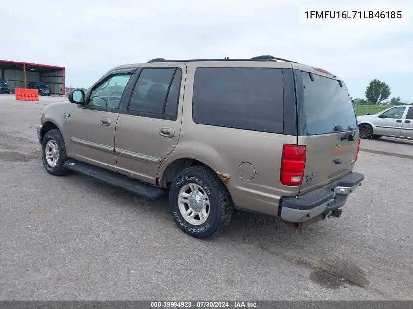 2001 Ford Expedition Xlt VIN: 1FMFU16L71LB46185 Lot: 39994923