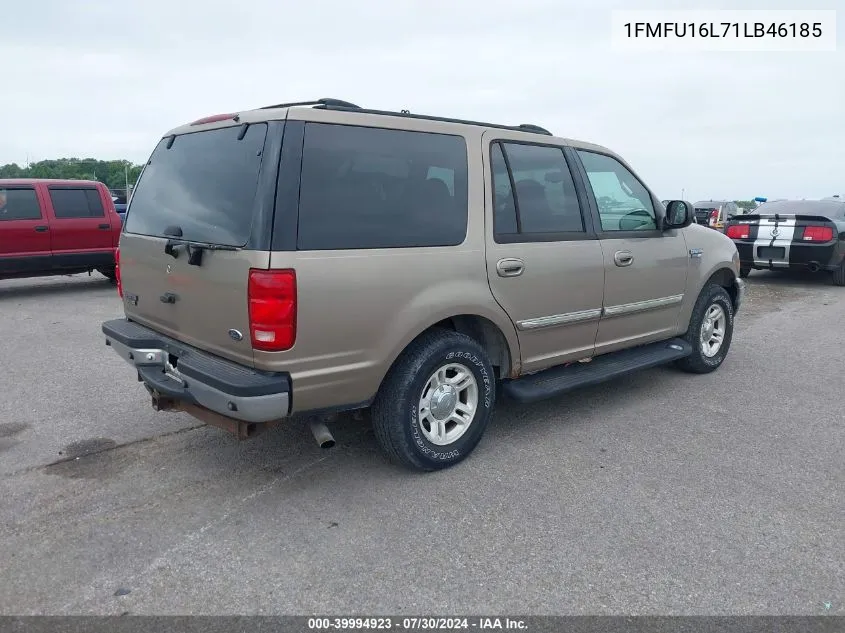 2001 Ford Expedition Xlt VIN: 1FMFU16L71LB46185 Lot: 39994923