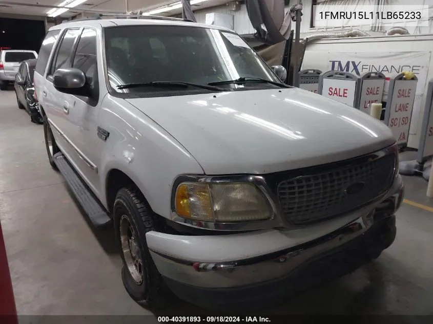 2001 Ford Expedition Xlt VIN: 1FMRU15L11LB65233 Lot: 40391893