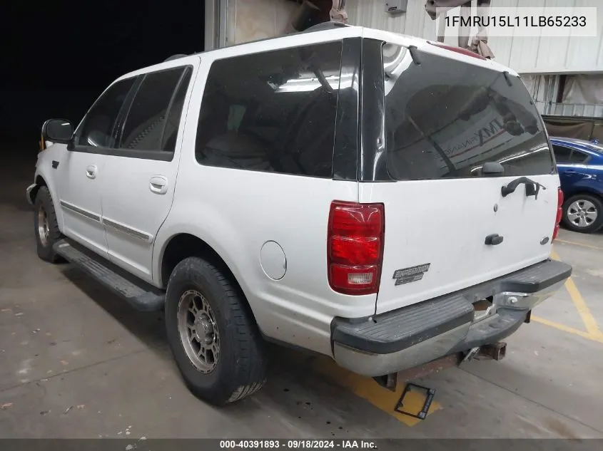 2001 Ford Expedition Xlt VIN: 1FMRU15L11LB65233 Lot: 40391893