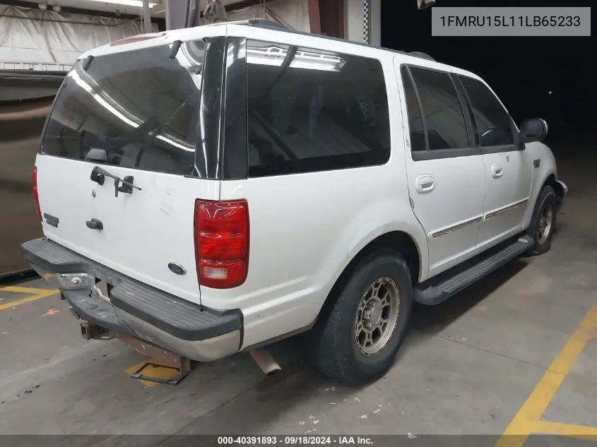 2001 Ford Expedition Xlt VIN: 1FMRU15L11LB65233 Lot: 40391893