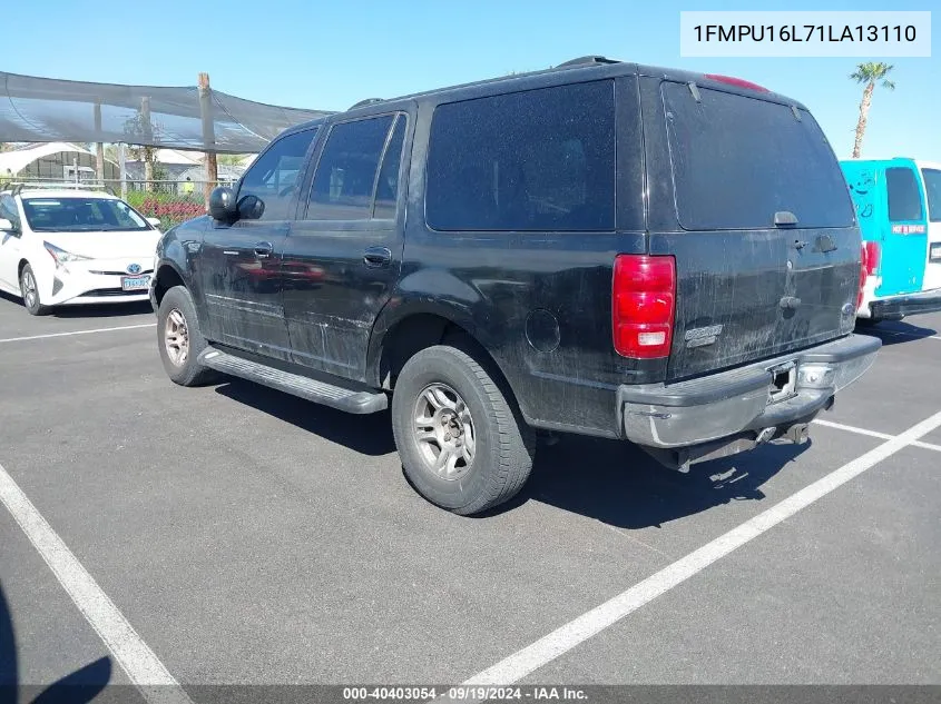 2001 Ford Expedition Xlt VIN: 1FMPU16L71LA13110 Lot: 40403054