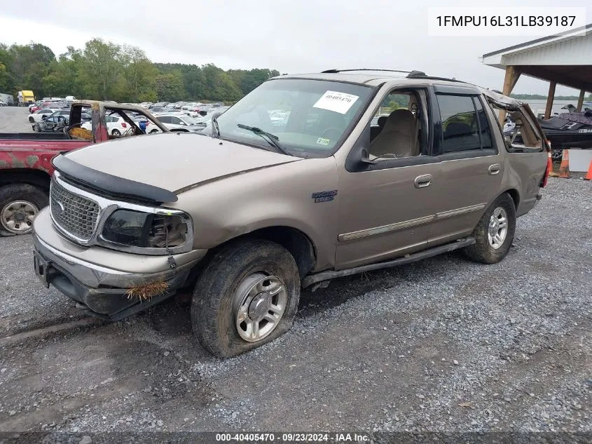 2001 Ford Expedition Xlt VIN: 1FMPU16L31LB39187 Lot: 40405470