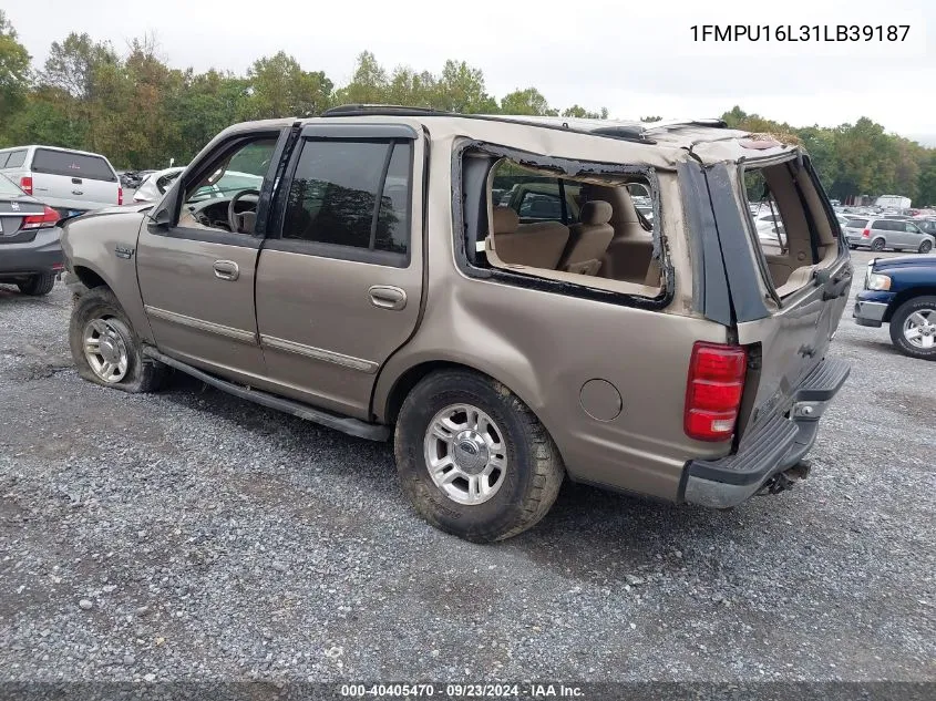 2001 Ford Expedition Xlt VIN: 1FMPU16L31LB39187 Lot: 40405470