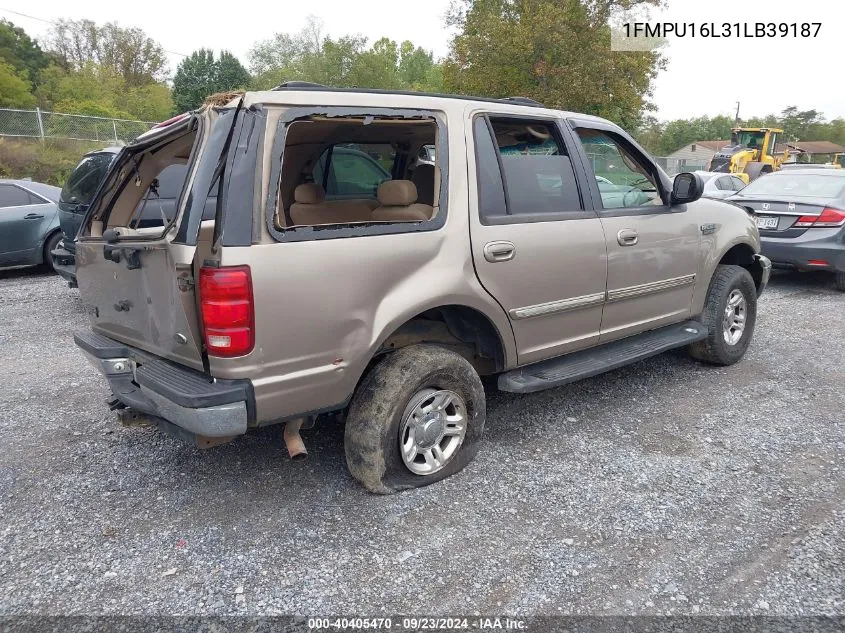 2001 Ford Expedition Xlt VIN: 1FMPU16L31LB39187 Lot: 40405470