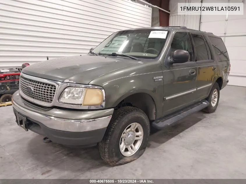 2001 Ford Expedition Xlt VIN: 1FMRU12W81LA10591 Lot: 40675505