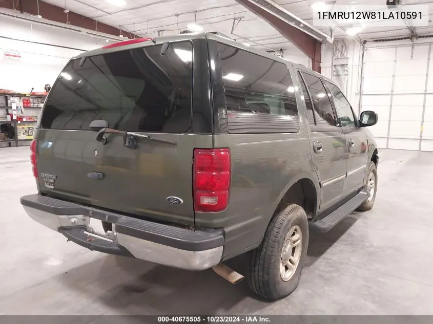 2001 Ford Expedition Xlt VIN: 1FMRU12W81LA10591 Lot: 40675505