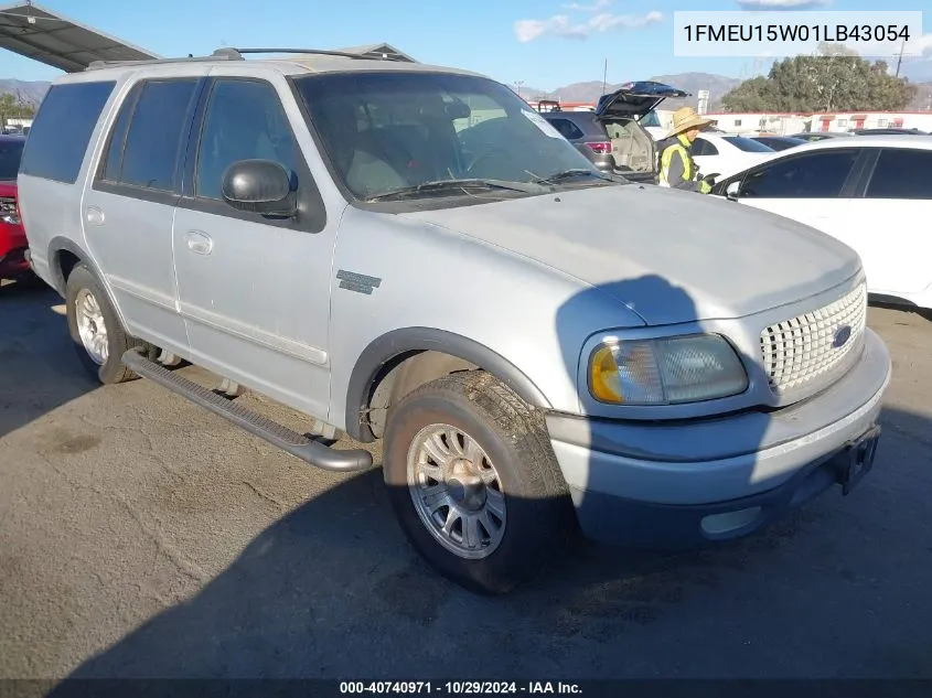 2001 Ford Expedition Xlt VIN: 1FMEU15W01LB43054 Lot: 40740971