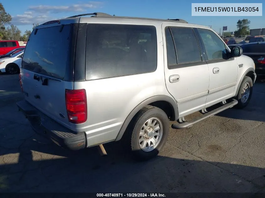 2001 Ford Expedition Xlt VIN: 1FMEU15W01LB43054 Lot: 40740971