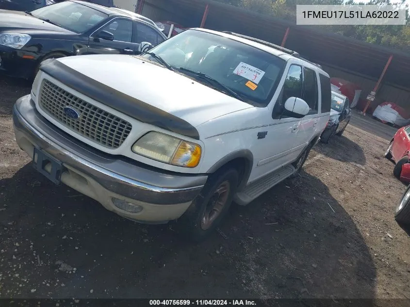 1FMEU17L51LA62022 2001 Ford Expedition Eddie Bauer