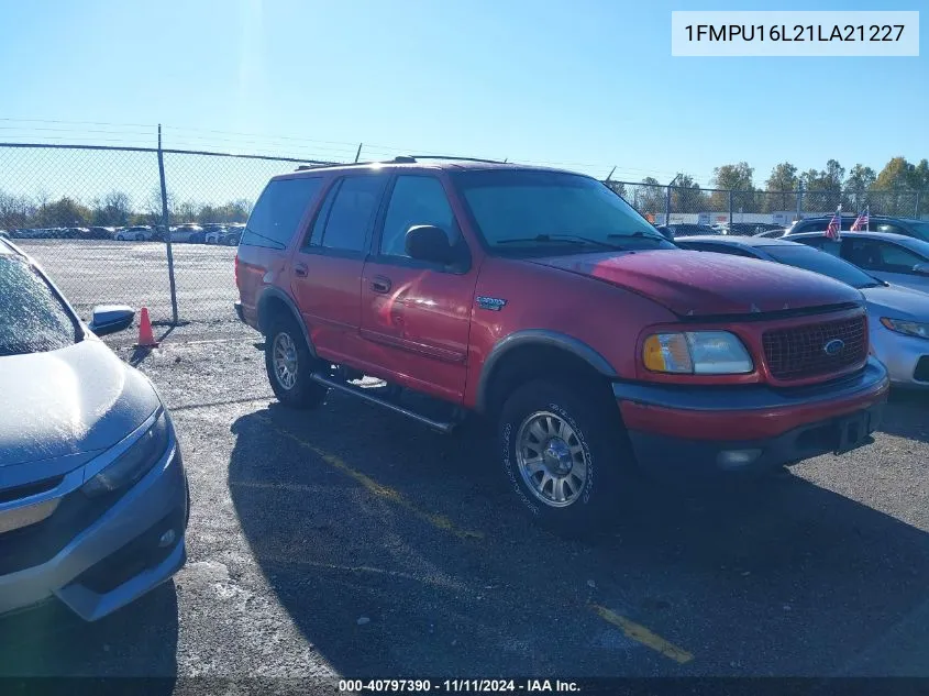 2001 Ford Expedition Xlt VIN: 1FMPU16L21LA21227 Lot: 40797390