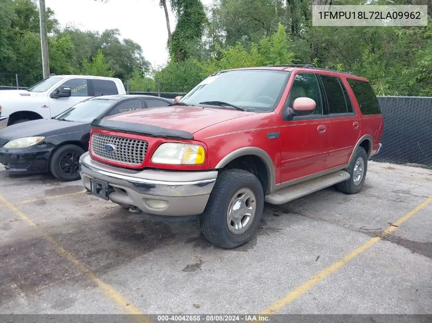 2002 Ford Expedition Eddie Bauer VIN: 1FMPU18L72LA09962 Lot: 40042655